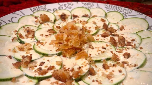 El delicioso plato, listo para comer.