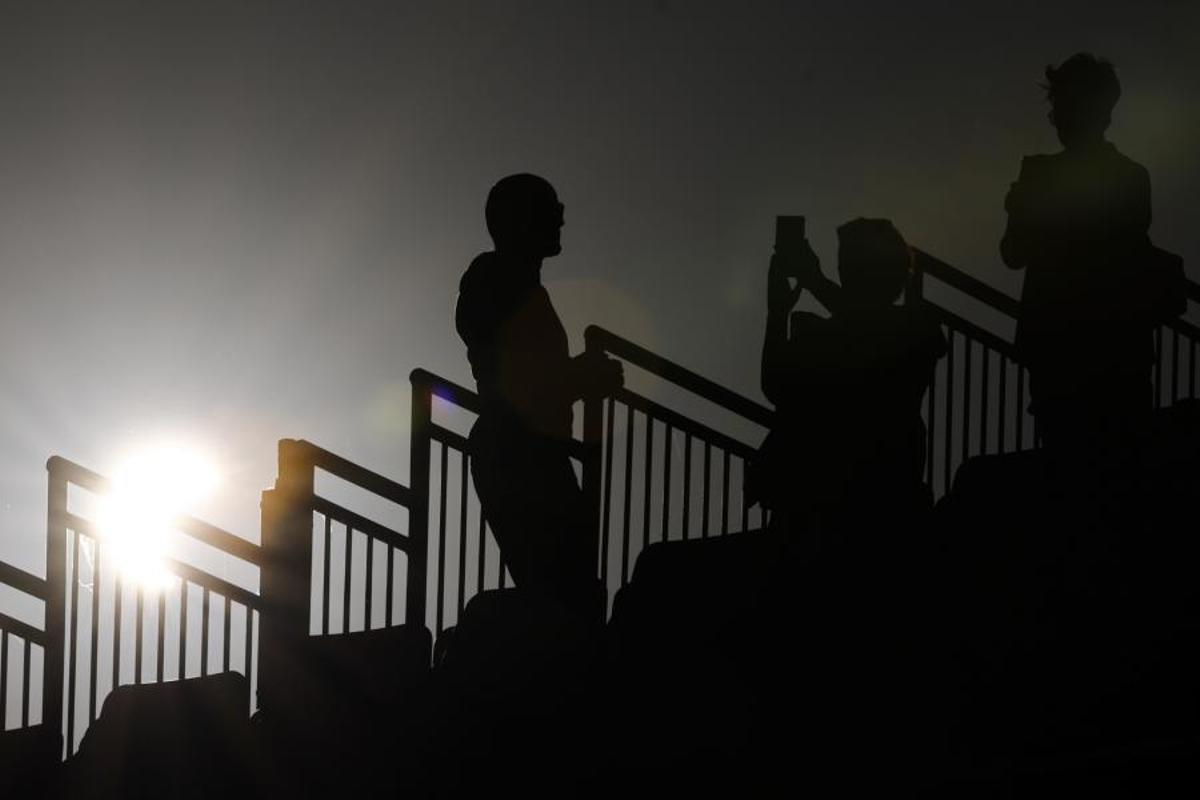 Las primeras imágenes del eclipse Las primeras imágenes del eclipse