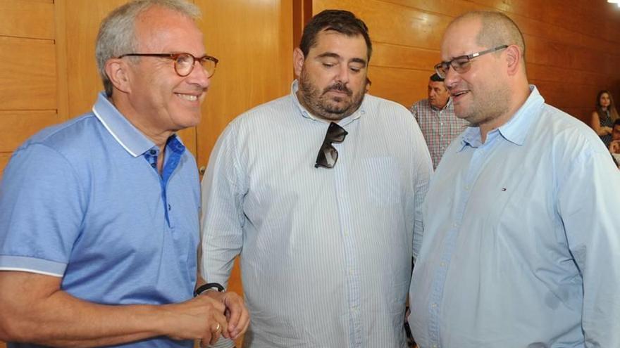 Felipe Coello, Pedro Contreras y Raúl Moro.