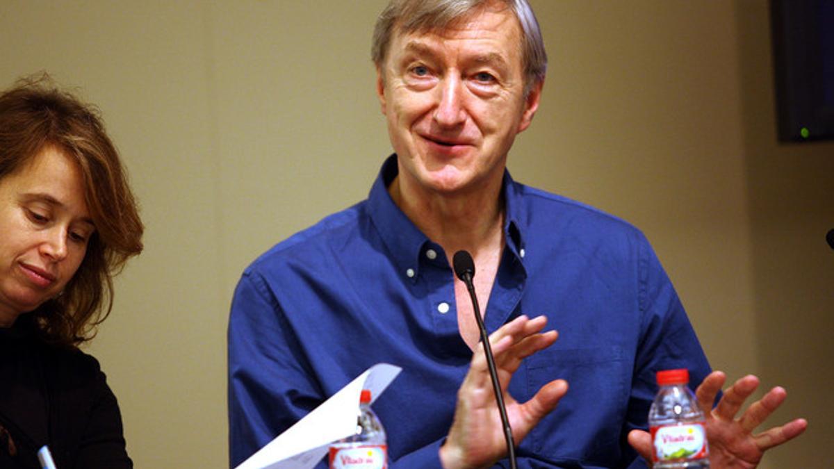 Julian Barnes, el pasado noviembre en Barcelona, durante la presentación de 'El sentido de un final'.