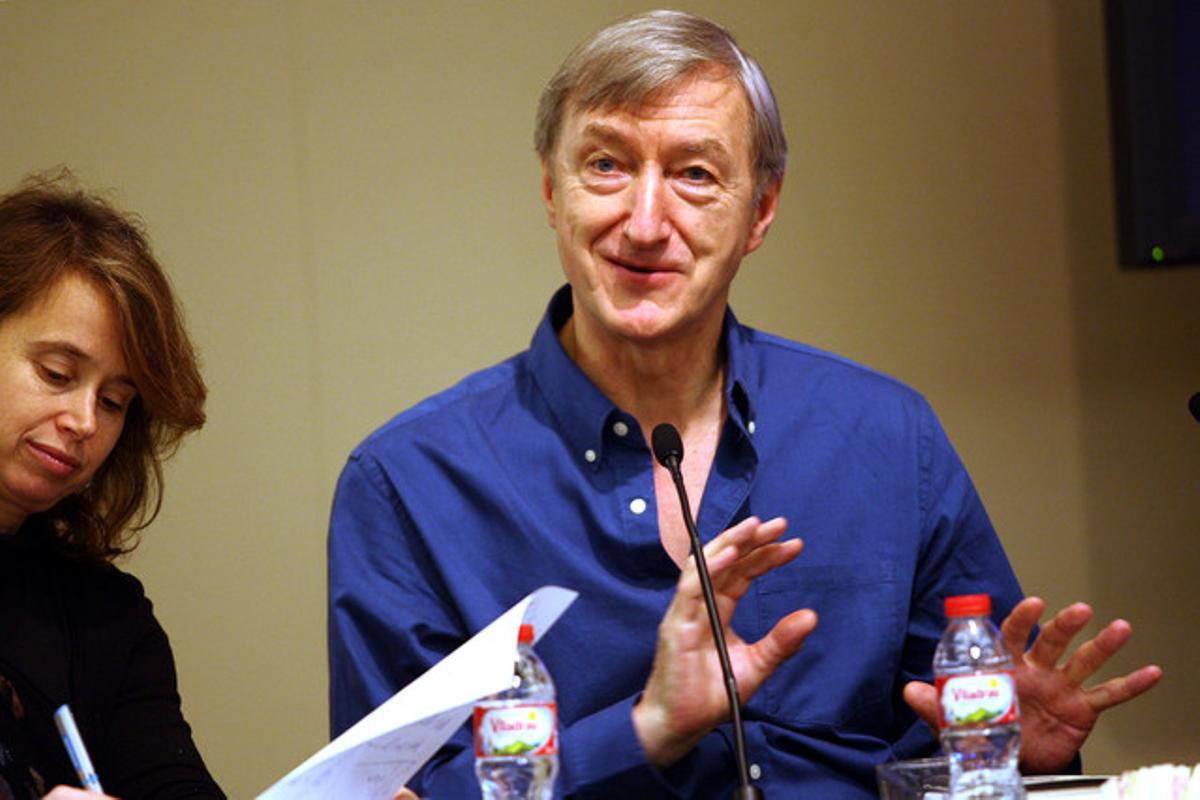 Julian Barnes, el novembre passat a Barcelona, durant la presentació d’’El sentit d’un final’.