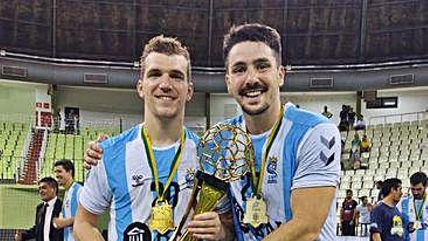 Gastón Mouriño y Ramiro Martínez, campeones con Argentina