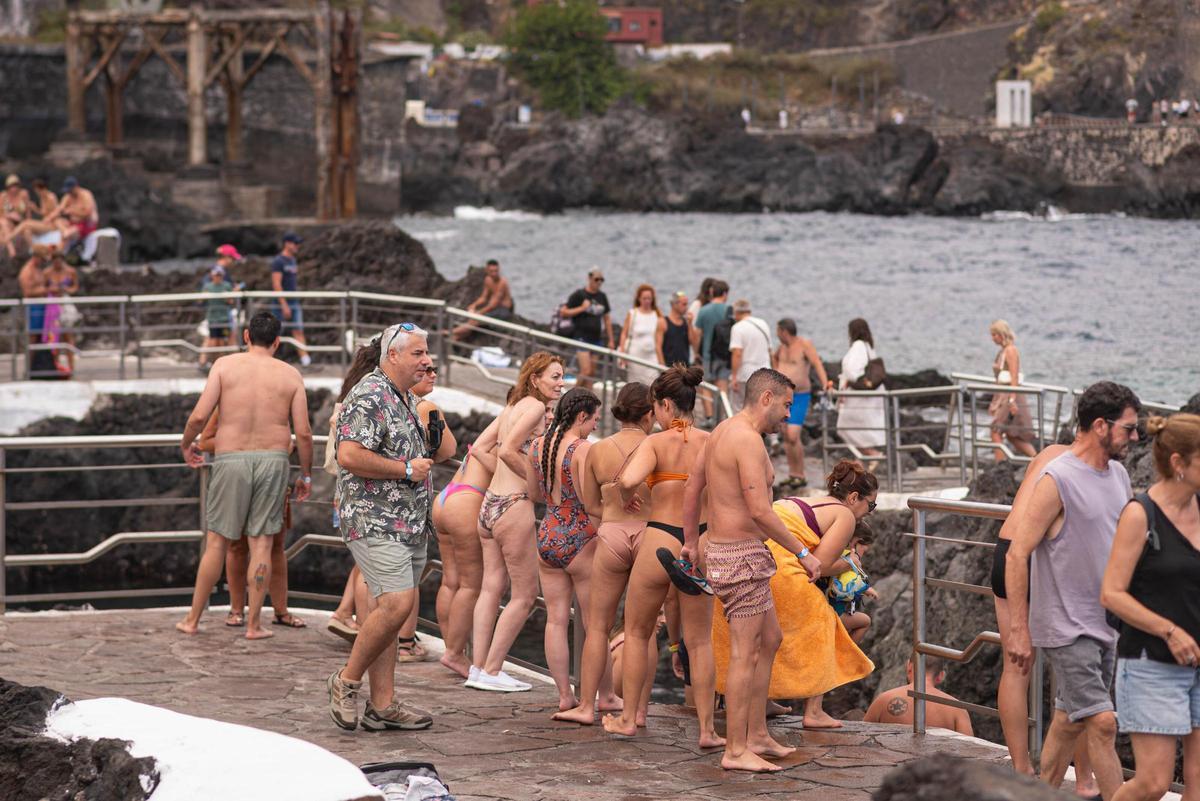 Una jornada en El Caletón, en Garachico Una jornada en El Caletón, en Garachico