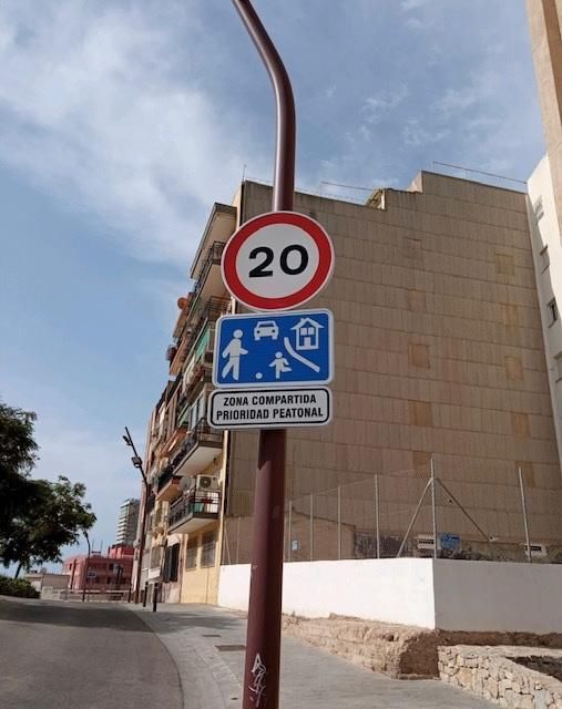 A 20 kilómetros por hora en el Casco Antiguo de Alicante