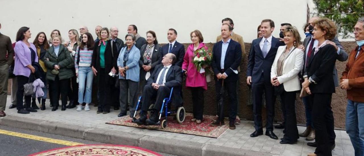 Rotulación de una calle en honor de los arquitectos Saavedra y Díaz-Llanos.