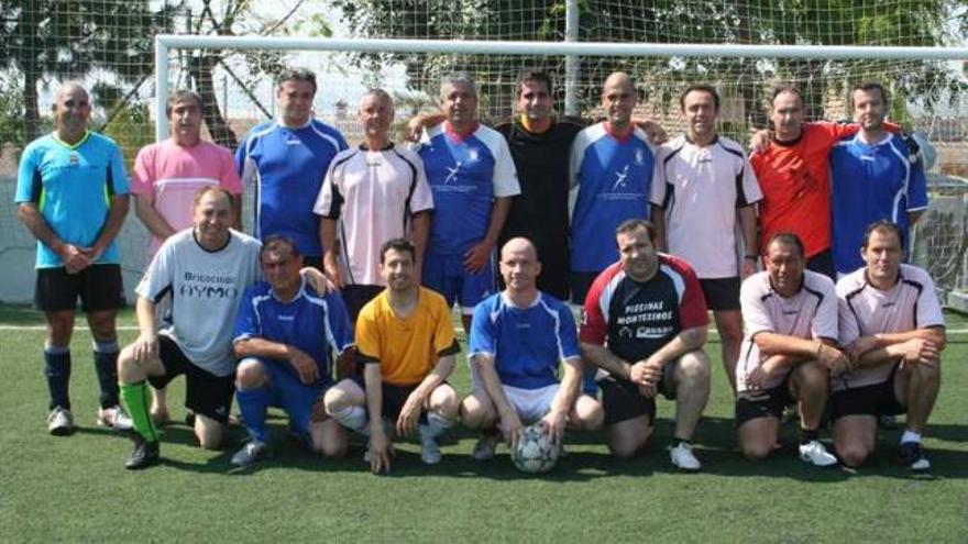 Veteranos de Los Montesinos que se medirán al Manchester City.