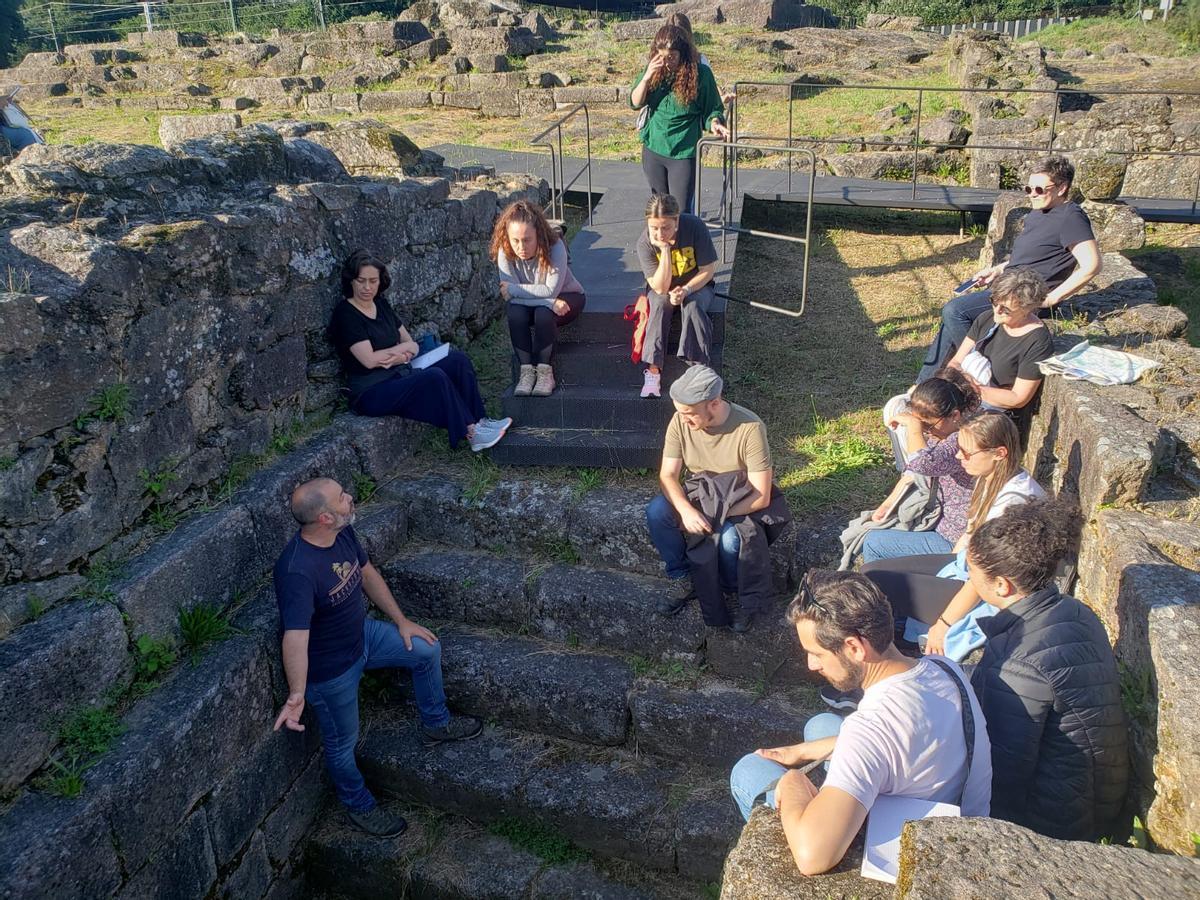 Alumnos del Espazo Apego en una actividad