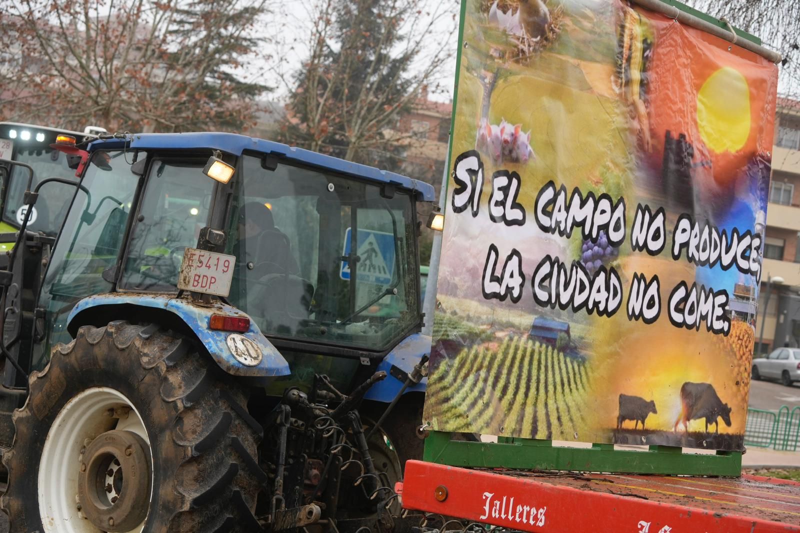 GALERÍA | Segundo día de tractorada en Zamora