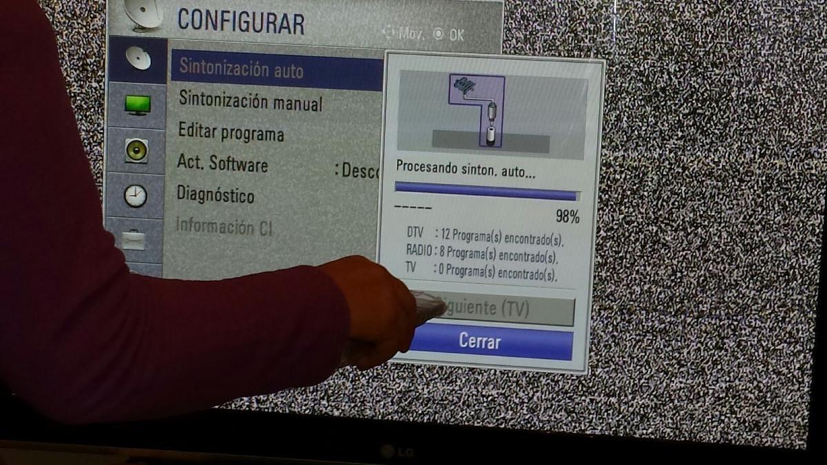 Ribadelago lleva 24 horas sin televisión