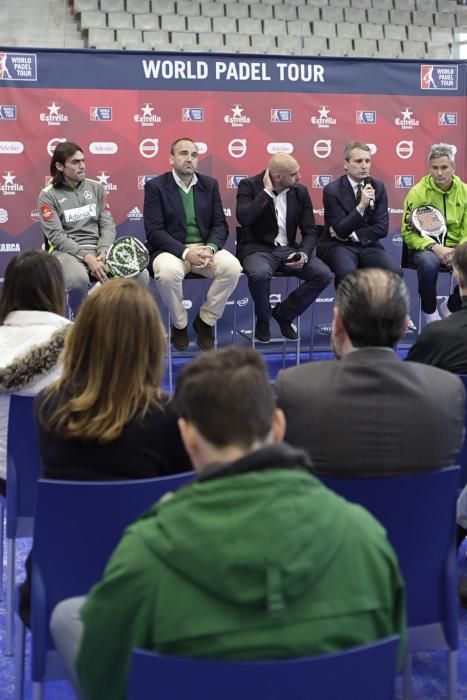 Presentación del World Padel Tour en Gijón