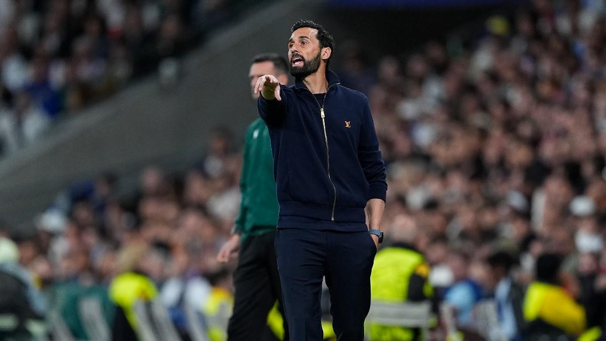 Arbeloa, en el encuentro ante el Bayern de Múnich en el Bernabéu