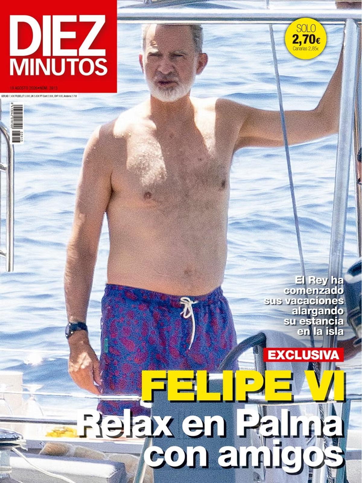 Portada de la revista 'Diez MInutos' del 12 de agosto