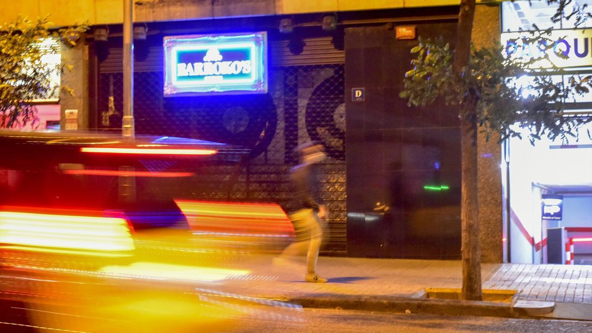 Una discoteca tancada a Barcelona