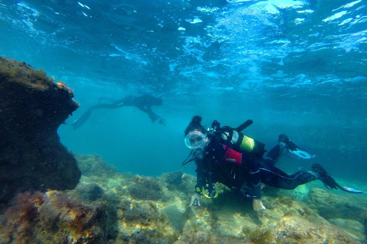 Fondo marino en la playa de Las Canteras