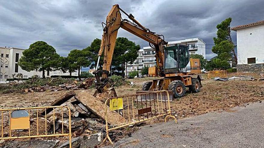 Les obres iniciades al Mas Oliva.