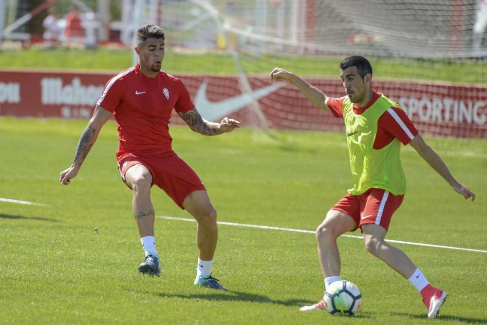 Entrenamiento del Sporting