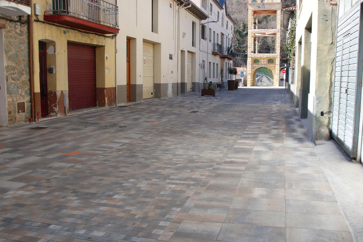 Calle de Sant Pau de Segúries, uno de los municipios elegidos para el proyecto (archivo)