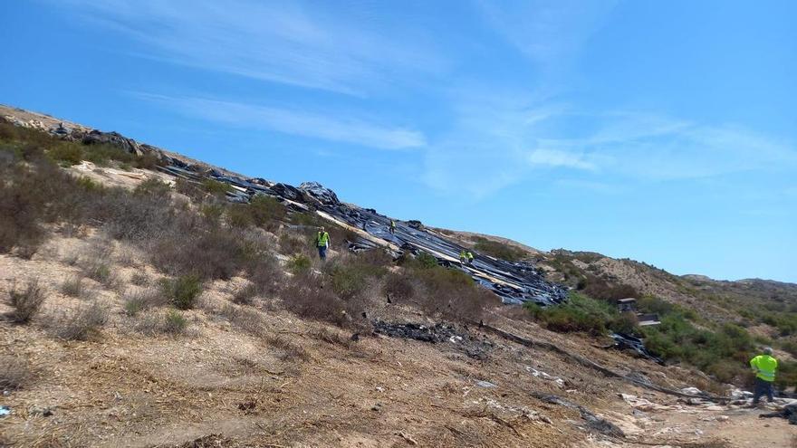 Las obras para sellar el vertedero del Puntal del Búho de Elche durarán un año y costarán tres millones de euros