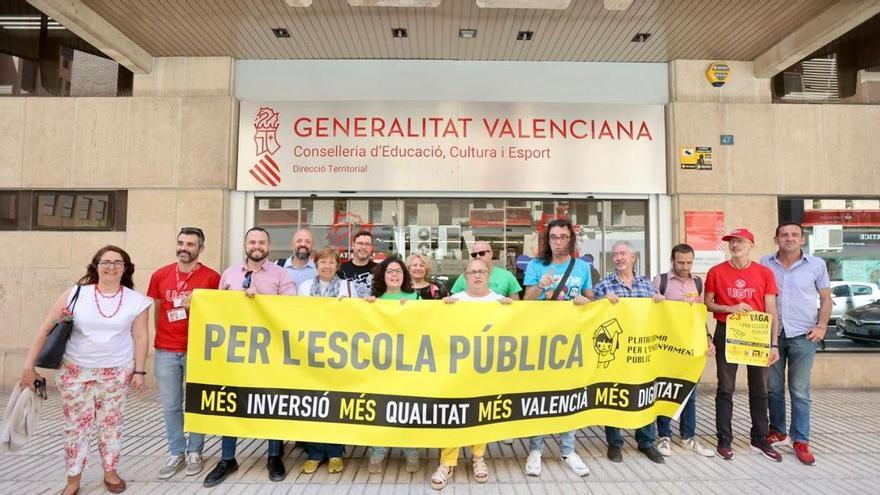 Así protestará la provincia de Alicante el 23 de mayo contra las políticas educativas del Consell