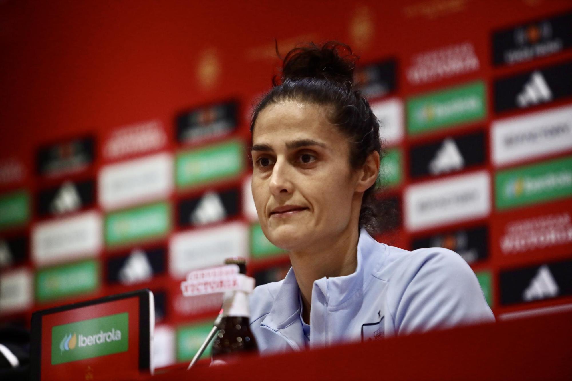 Rueda de prensa y entrenamiento de la Selección Española Femenina en Málaga