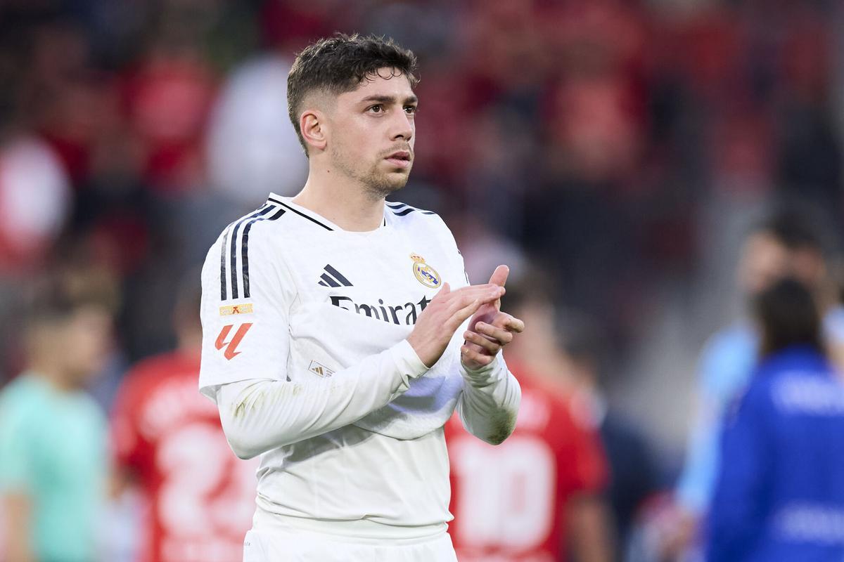 Fede Valverde, en un partido de Liga.