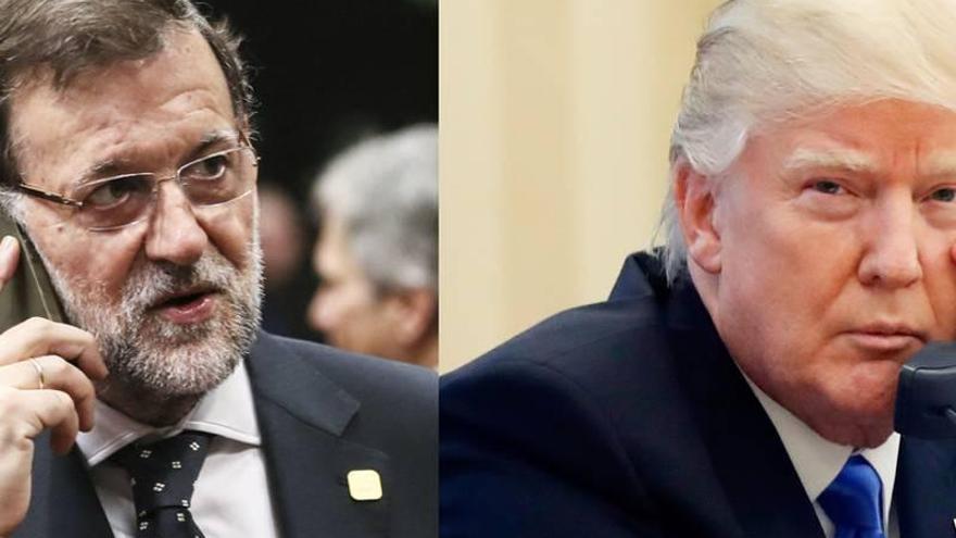 Rajoy se ofrece a Trump para ser su interlocutor en Europa