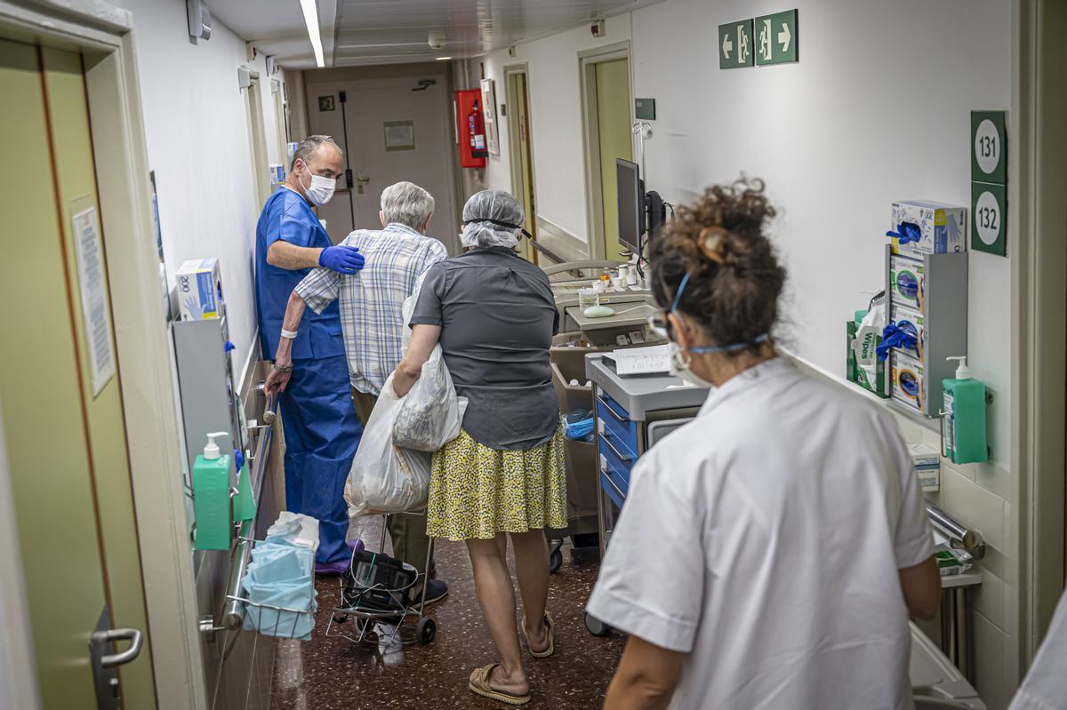 Planta Covid del Hospital Clínic, en imágenes