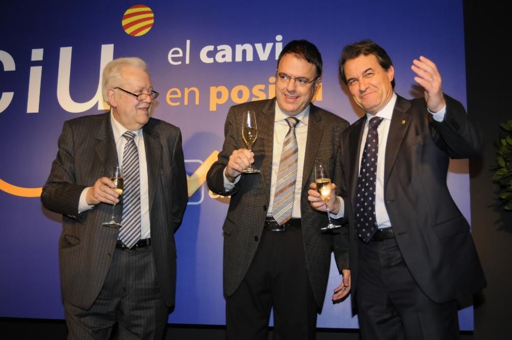 Presentació de la candidatura a l'alcaldia de Manresa de Valentí Junyent per CiU amb Artur Mas (2011)