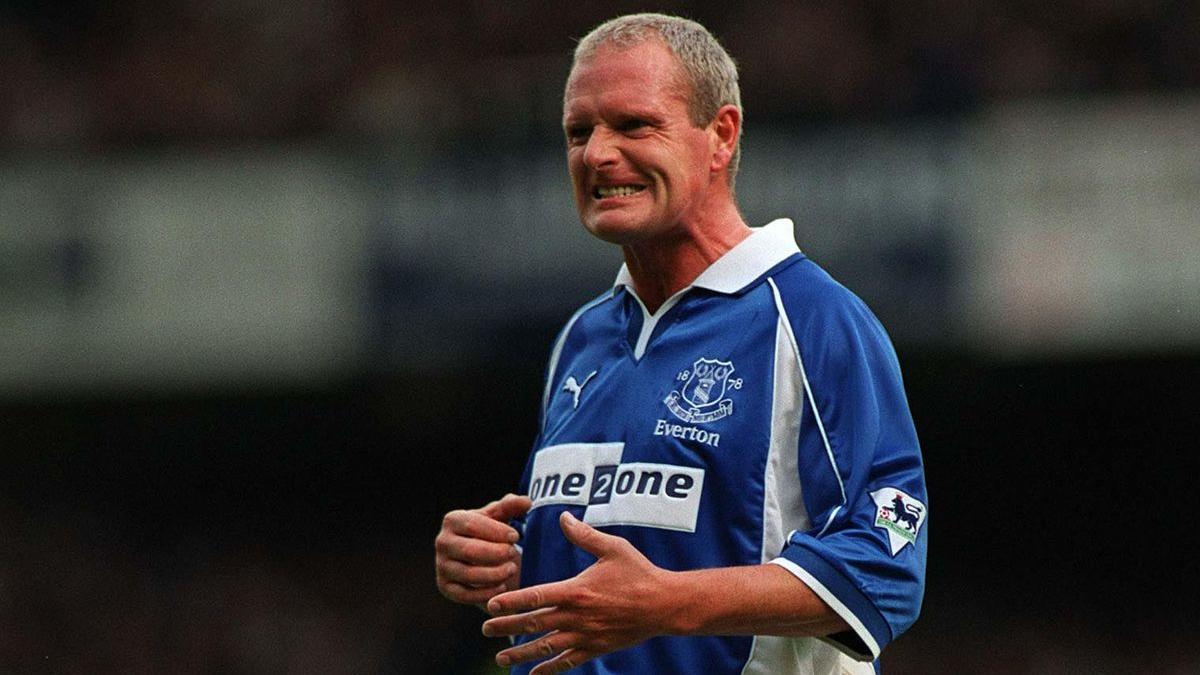 Gascoigne con el Everton