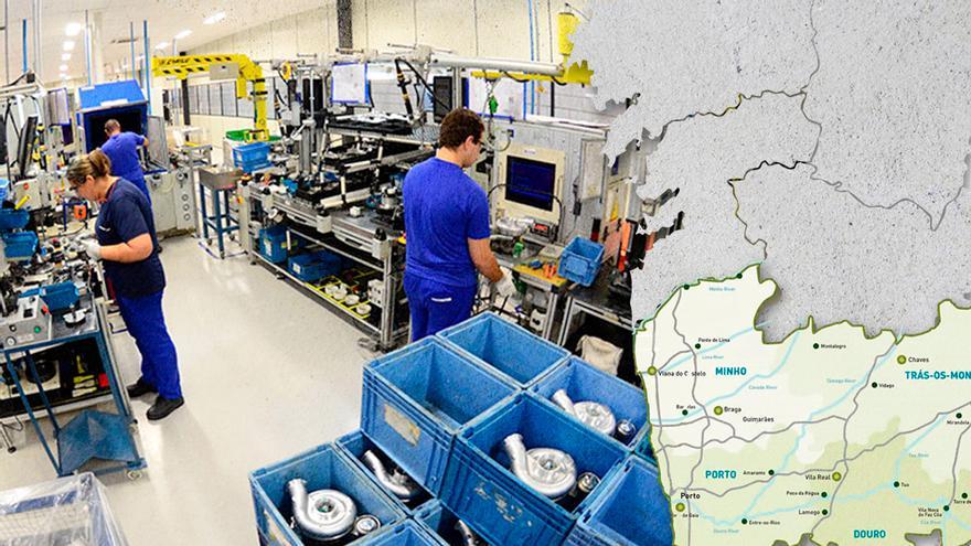 El norte de Portugal consolida su sorpaso a Galicia empujado por el sector industrial