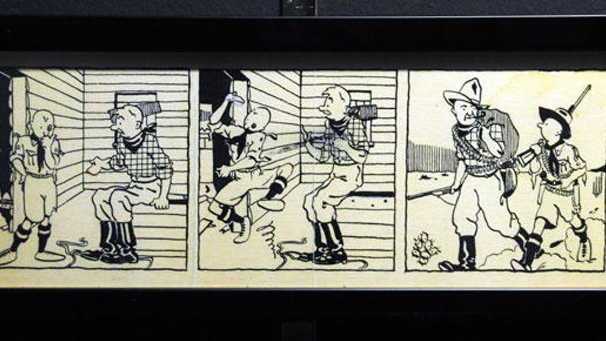Imagen de uno de los cómic de Tintín.