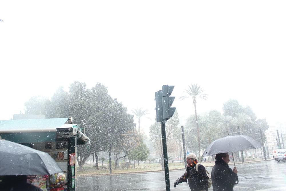 Nieve en Murcia