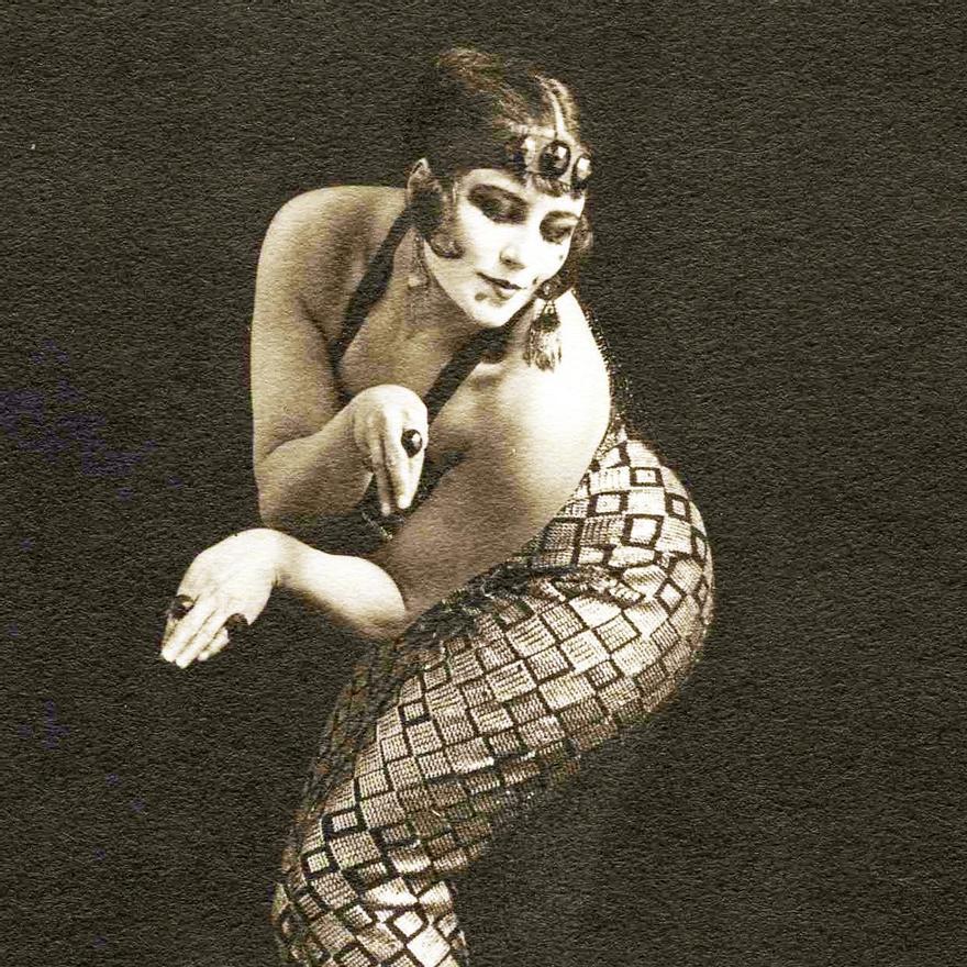 La bailarina Tórtola en un cartel de su espectáculo.