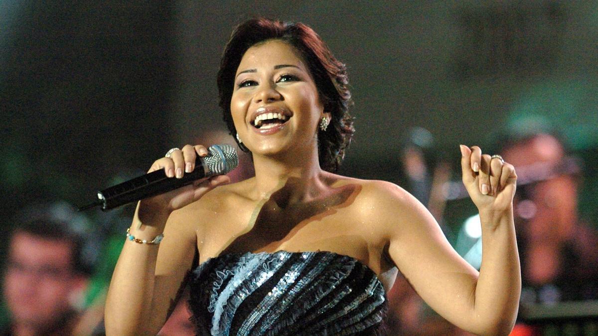 La cantante Sherine Abdel Wahab, conocida como la 'Britney Spears árabe'.