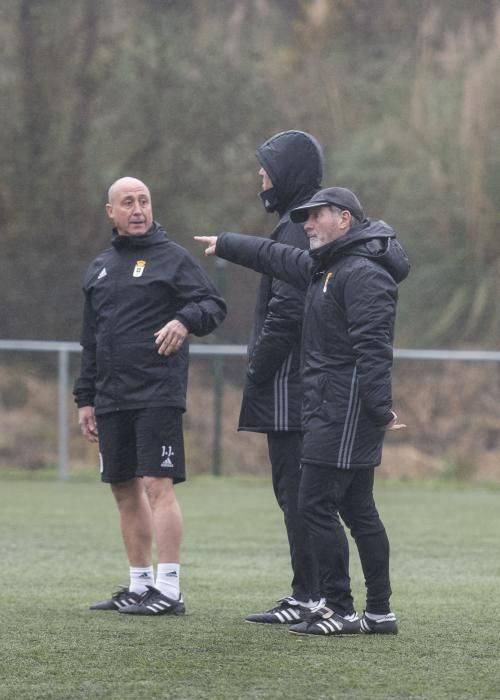 Entrenamiento del Real Oviedo en Tensi