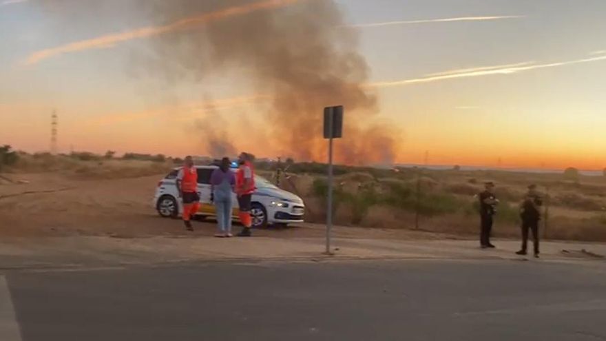 Video | Nuevo incendio en las inmediaciones de Las Vaguadas