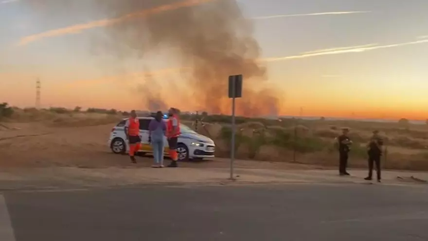 Video | Nuevo incendio en las inmediaciones de Las Vaguadas