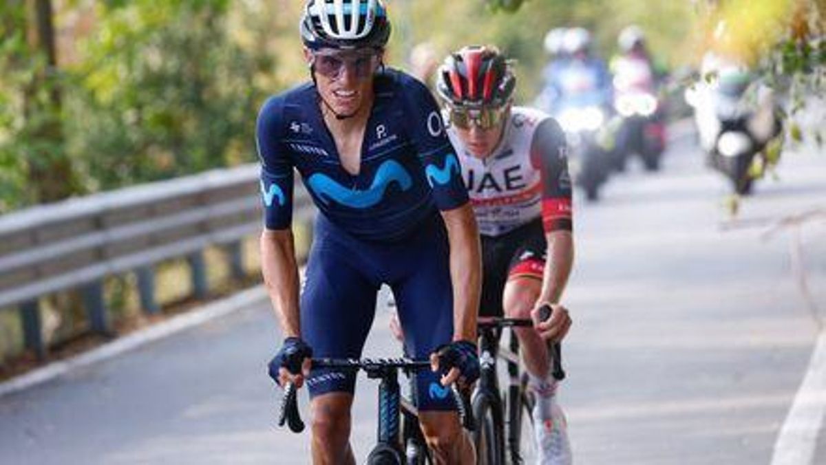 Enric Mas y Tadej Pogacar, de cara a la victoria en Lombardía.