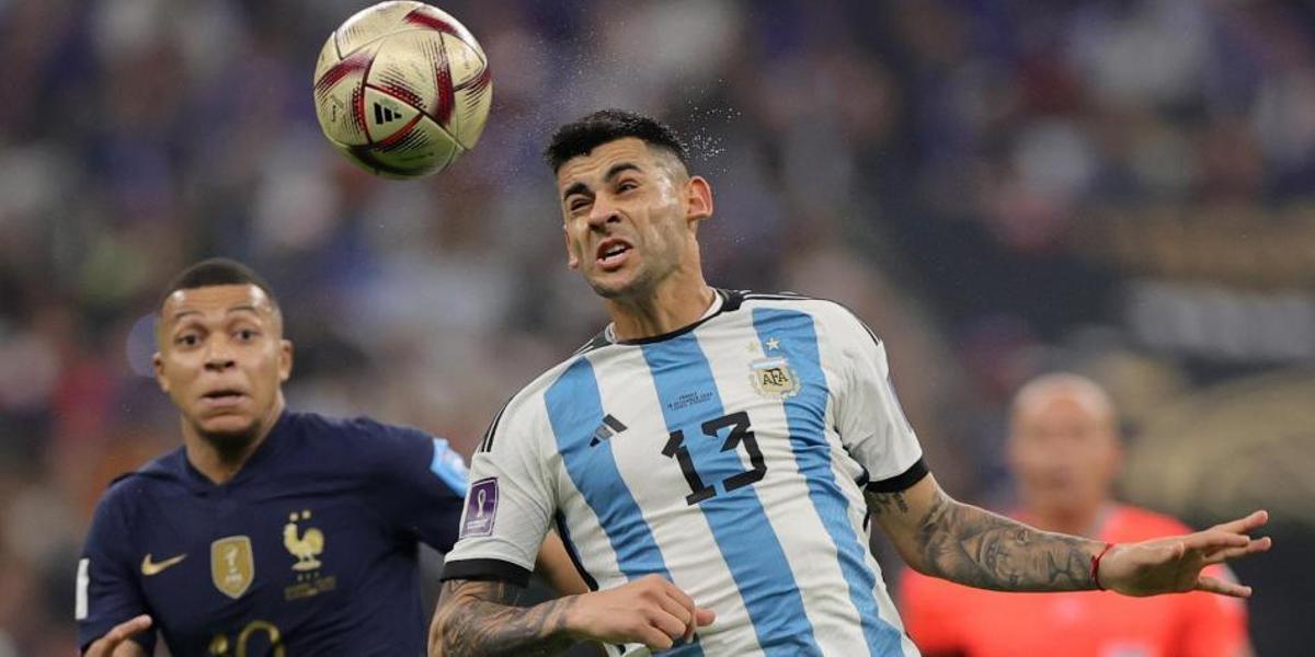 Cuti Romero en la final del Mundial 2022