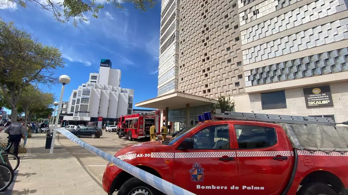 Fuego en la Torre Asima: "¡Menudo susto, había llamas de dos metros!"