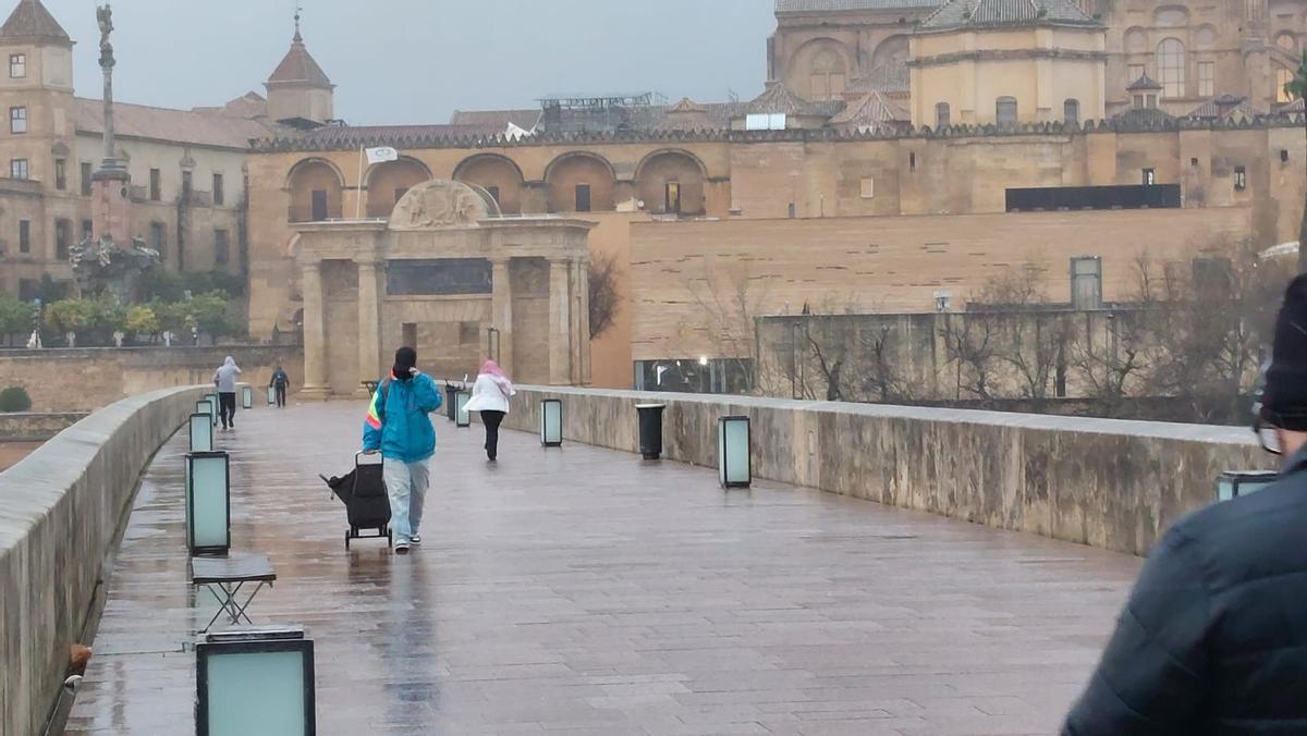 Temporal de lluvia en Córdoba.