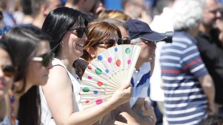 Temperaturas máximas significativamente altas en el sur de Huesca y Bajo Ebro