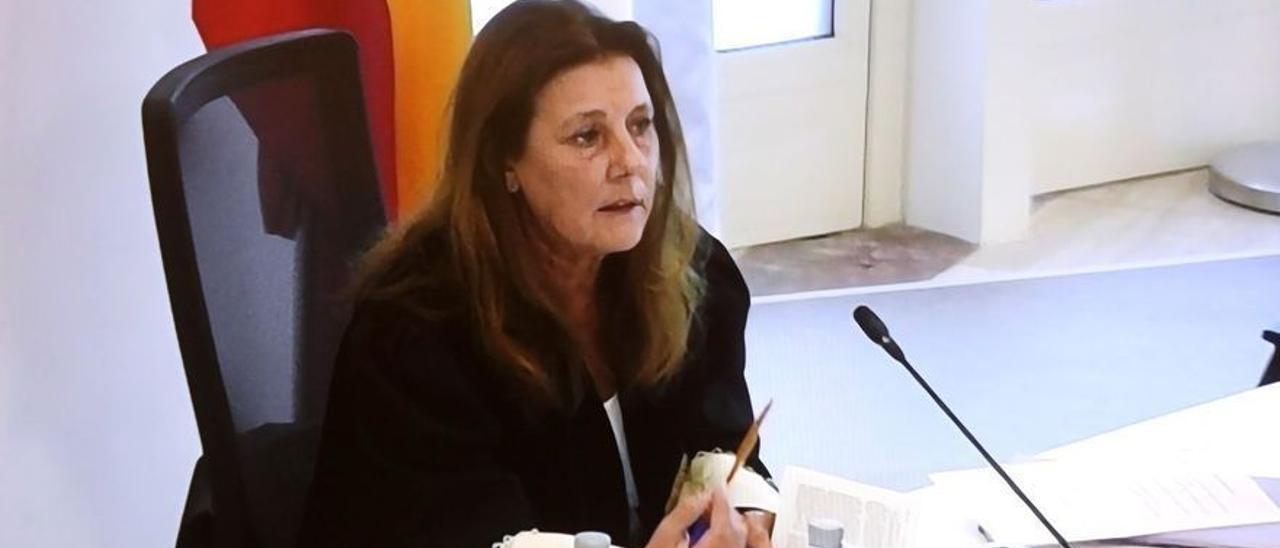 La jueza Elena Fernández Currás.