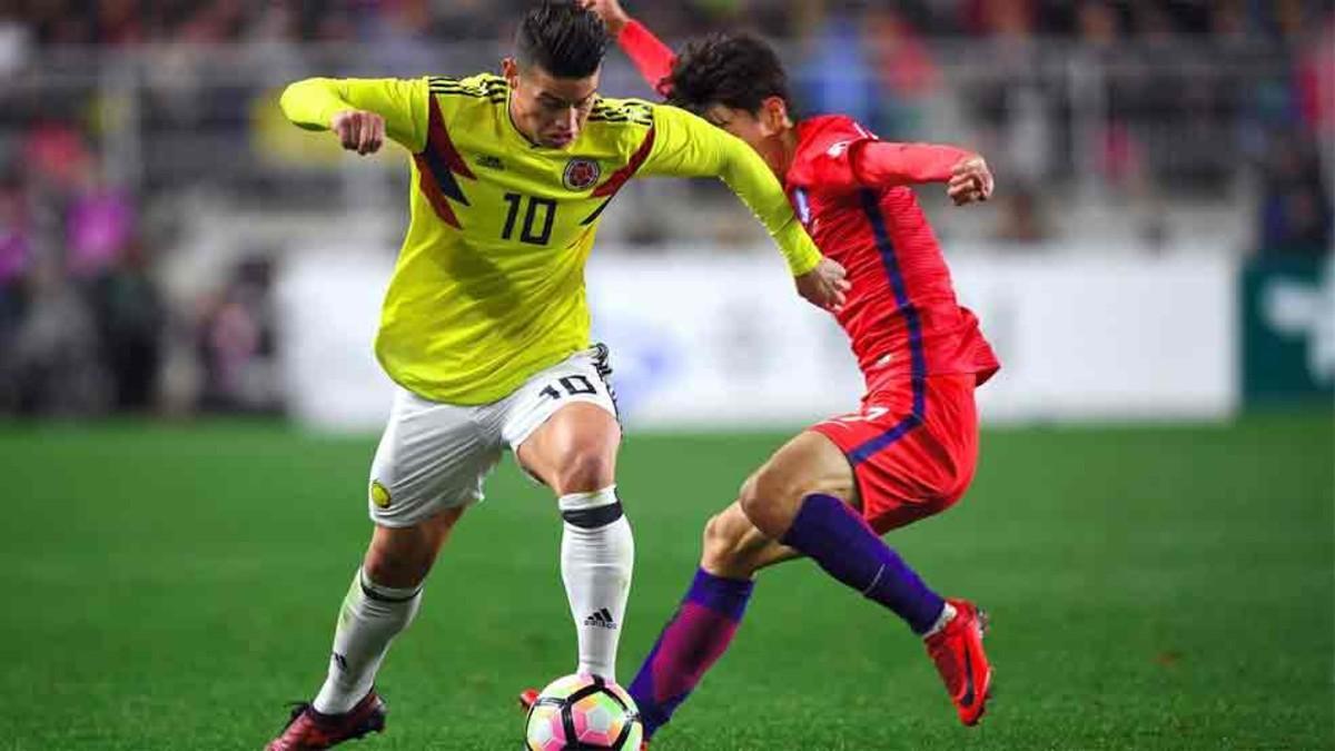 James Rodríguez no jugará ante la selección de China