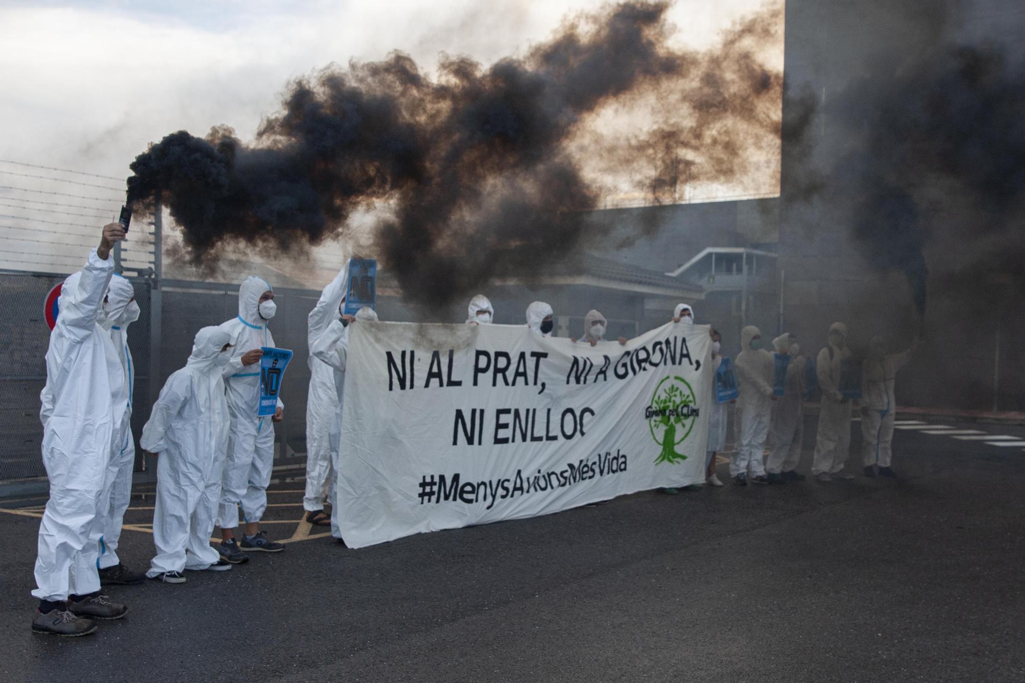 Protesta ecologista a Vilobí d’Onyar