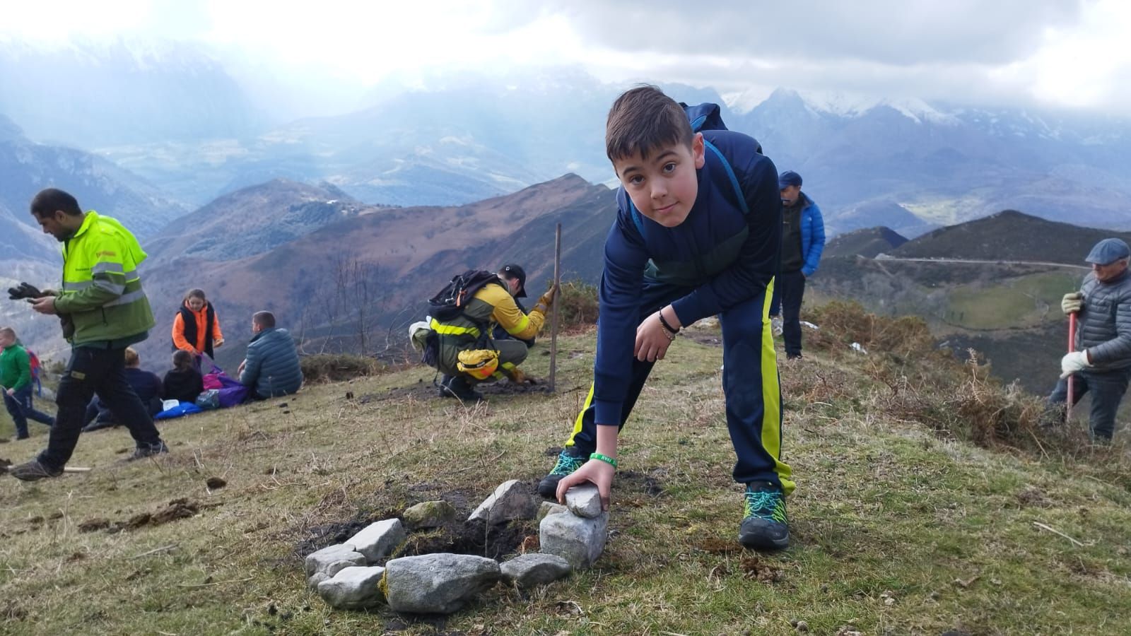 Día del árbol en Asiego, Cabrales