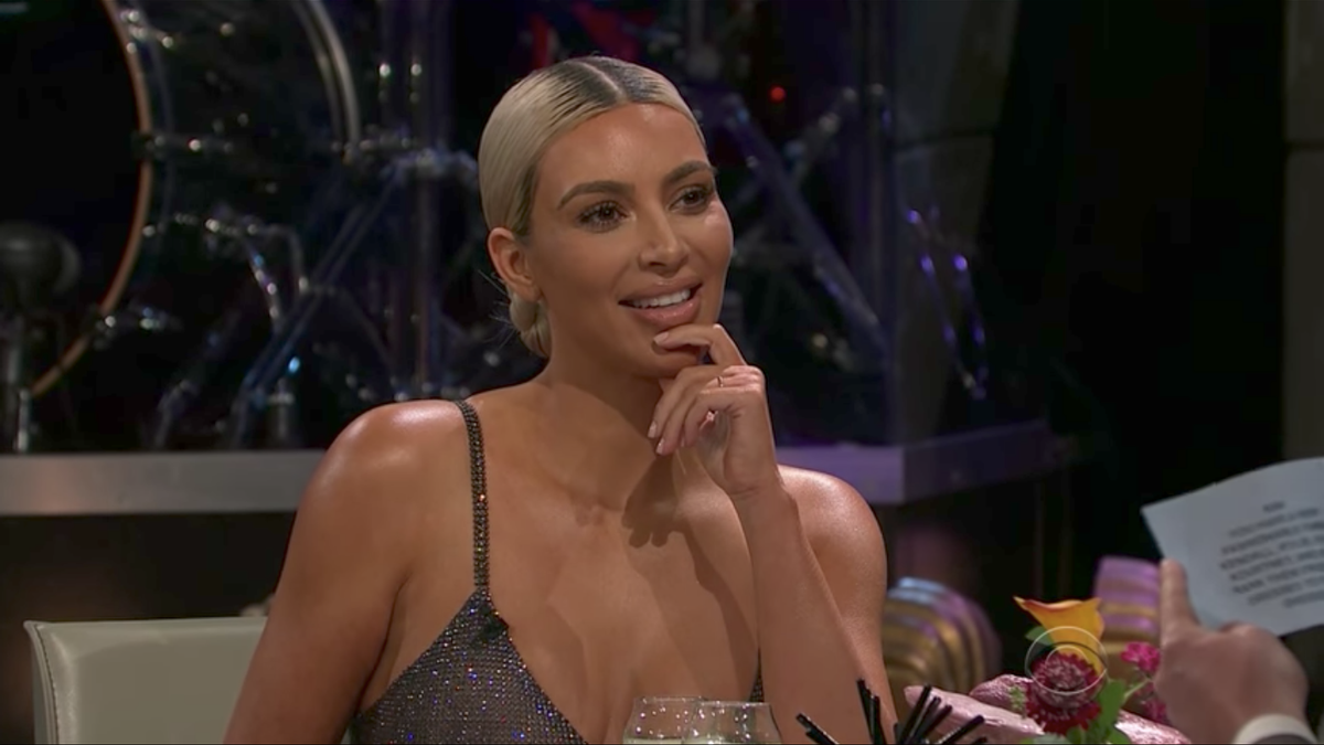Kim Kardashian en el Show de James Corden