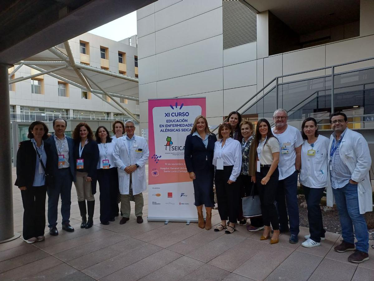 Curso de educación alérgica pediátrica celebrado en Cartagena.