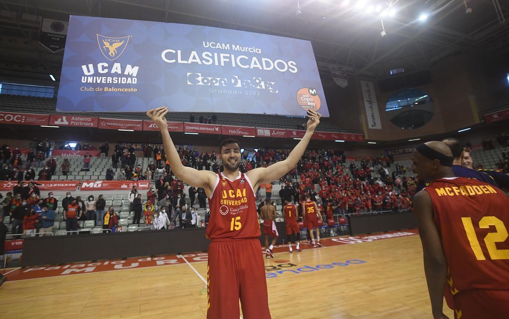 El UCAM Murcia hace historia y se clasifica para la Copa del Rey de Granada