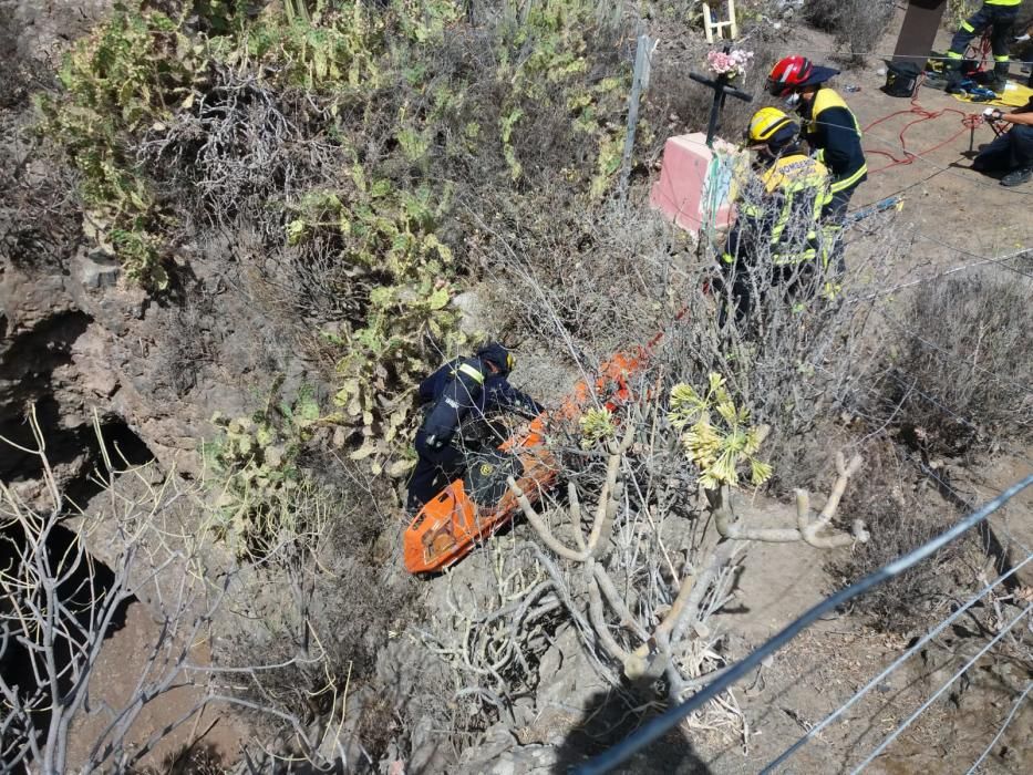 Hallado el cuerpo de un hombre en la Sima de Jinámar